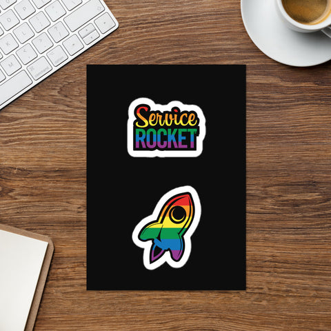 ServiceRocket - Pride Month Sticker Set